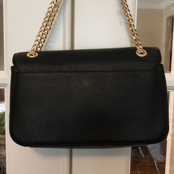 5🌟 RATING-Michael Kors Black “Fulton” Leather Bag - Picture 4 of 8
